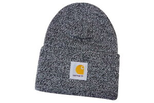 Carhartt ACRYLIC WATCH HAT/KNIT CAP/BEANIE (A18:019/BLACK×WHITE)�J�[�n�[�g/�A�����J/USA/�j�b�g�L���b�v/�r�[�j�[/�����|�C���g���S/���/�N���V�b�N/�V���v��/�����Y/���f�B�[�X/���j�Z�b�N�X/�u���b�N×�z