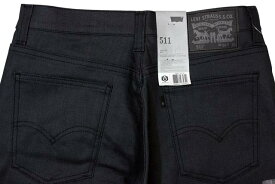 LEVI'S 511 SLIM FIT JEANS 【LENGTH-30inch】 (845110019: DARK GREY)リーバイス/デニムパンツ/ジーンズ/ダークグレー