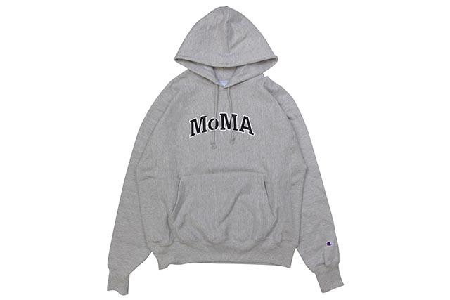 MoMA x CHAMPION REVERSE WEAVE PULLOVER HOODIE  (GRAY)モマ/チャンピオン/プルオーバーフーディー/グレー | GROW AROUND グロウアラウンド