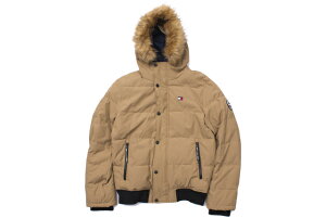 TOMMY HILFIGER ESSENTIALS HOODED BOMBER JACKET(159AP863:KHK)g~[qtBK[/{o[WPbg/J[L