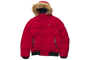 TOMMY HILFIGER ESSENTIALS HOODED BOMBER JACKET(159AP863:RED)g~[qtBK[/{o[WPbg/bh