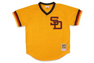 MITCHELL & NESS AUTHENTIC BP JERSEY (SAN DIEGO PADRES/1980:DAVE WINFIELD/#31/YELLOW) ABPJ3354ミッ…