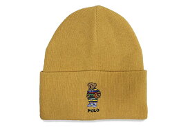 POLO RALPH LAUREN ACTIVE BEAR HAT (PC0907-730:GOLD)ポロ ラルフローレン/ニットキャップ/ゴールド