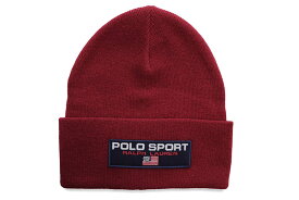 POLO SPORT KNIT BEANIE (PC1014-623:RED)ポロ ラルフローレン/ニットキャップ/レッド