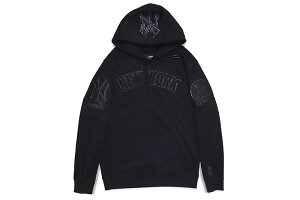 PRO STANDARD NEW YORK YANKEES TRIPLE BLACK LOGO HOODIE (LNY532556:BLACK OUT)�v���X�^���_�[�h/�v���I�[�o�[�t�[�f�B�[