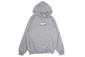 PRO CLUB HEAVYWEIGHT EMBROIDERED BOX LOGO PULLOVER HOODIE (HEATHER GRAY) 142EMBプロクラブ/プルオーバーフーディー/メンズ/レディース/シンプル/アメリカサイズ/大きいサイズ/ゆったり/厚手/頑丈/無地/ヘザーグレー