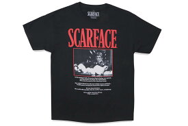 SCARFACE TEXT GRAPHIC S/S T-SHIRT (BLACK)スカーフェイス/ショートスリーブティーシャツ/ブラック