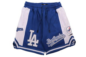 PRO STANDARD LOS ANGELES DODGERS SCRIPT TAIL DOUBLE KNIT 2.0 SHORT (LLD3314466-DBL:DODGER BLUE)�v���X�^���_�[�h/���T���[���X�h�W���[�X/�V���[�c/�h�W���[�u���[