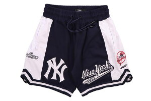 PRO STANDARD NEW YORK YANKEES SCRIPT TAIL DOUBLE KNIT 2.0 SHORT (LNY3314410-MDN:MIDNIGHT NAVY)�v���X�^���_�[�h/�j���[���[�N�����L�[�X/�V���[�c/�~�b�h�i�C�g�l�C�r�[