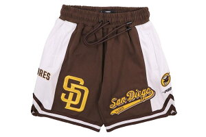 PRO STANDARD SAN DIEGO PADRES SCRIPT TAIL DOUBLE KNIT 2.0 SHORT (LSP3314427-BRN:BROWN)�v���X�^���_�[�h/�T���f�B�G�S�p�h���X/�V���[�c/�u���E��