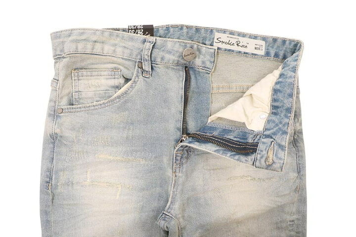 楽天市場】SMOKE RISE DISTRESSED RIP & REPAIR SUPER SKINNY DENIM 