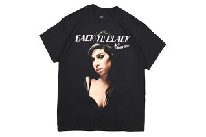 AMY WINEHOUSE BACK TO BLACK T-SHIRTS�G�C�~�[���C���n�E�X/�V���[�g�X���[�u�e�B�[�V���c/�u���b�N