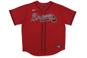NIKE ATLANTA BRAVES ALTERNATE REPLICA TEAM JERSEY (T770-AWDB-AW-XVB:SCARLET)iCL/x[X{[W[W/Ag^u[uX/XJ[bg