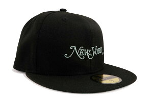 NEW ERA NEW YORK MAGAZINE 59FIFTY FITTED CAP (BLACK/SEA GLASS) 14350720�j���[�G��/�t�B�b�e�b�h�L���b�v/�j���[���[�N�}�K�W��/�c�o���V�[�O���X/�u���b�N