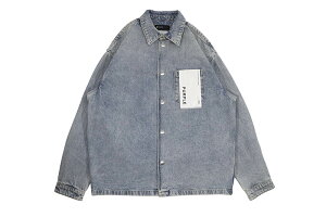 PURPLE BRAND LONG SLEEVE SHIRT JACKET - INDIGO SNAP FRONT (P034-ISSJ223:INDIGO)�p�[�v���u�����h/�����O�X���[�u�V���c�W���P�b�g/�C���f�B�S