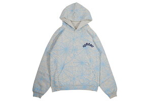 SP5DER AOP HOODIE (GREY BLUE)�X�p�C�_�[/�A�g�����^/�j���[���[�N/�h����/�g���b�v/�����O�T�O/�v���I�[�o�[�t�[�f�B�[/�O���[ �u���[
