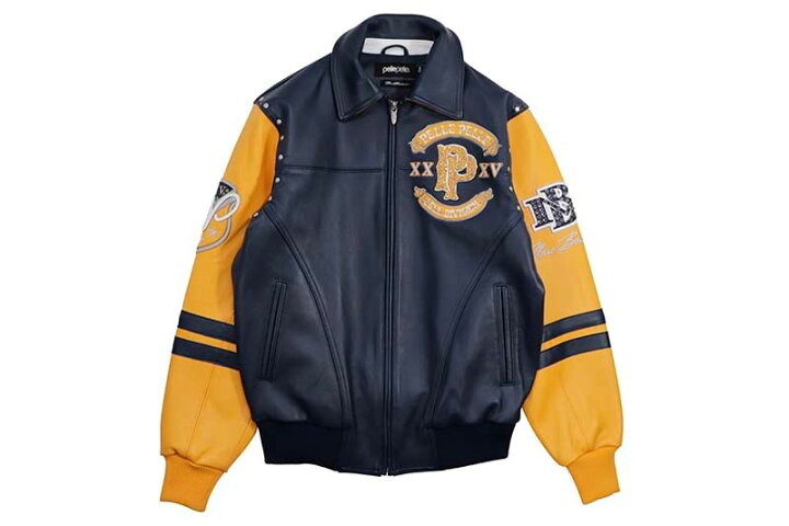 楽天市場】Pelle Pelle TIGER JACKET (324-37505-NMW:NAVY/MAIZE/WHITE 