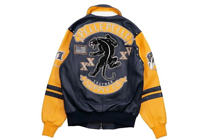 楽天市場】Pelle Pelle TIGER JACKET (324-37505-NMW:NAVY/MAIZE/WHITE 