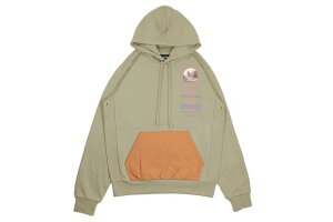 COOKIES WORKWEAR FRENCH TERRY PULLOVER HOODIE (OLIVE) CM243HFC12�N�b�L�[�Y/�v���I�[�o�[�t�[�f�B�[/�I���[�u