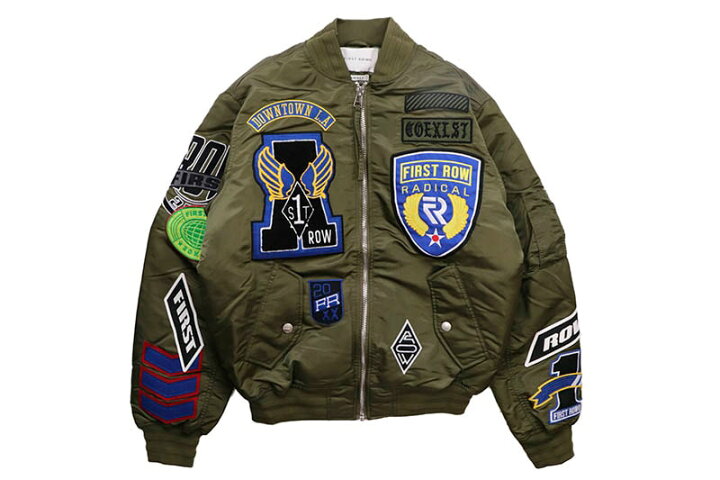 楽天市場】FIRST ROW FORCE MULTI PATCHES MA-1 JACKET (FRJ4010:OLIVE 