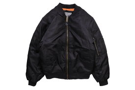 PRO CLUB FLIGHT BOMBER JACKET (BLACK) 129プロクラブ/MA-1ジャケット/メンズ/シンプル/アメリカサイズ/大きいサイズ/ゆったり/厚手/頑丈/無地/ブラック