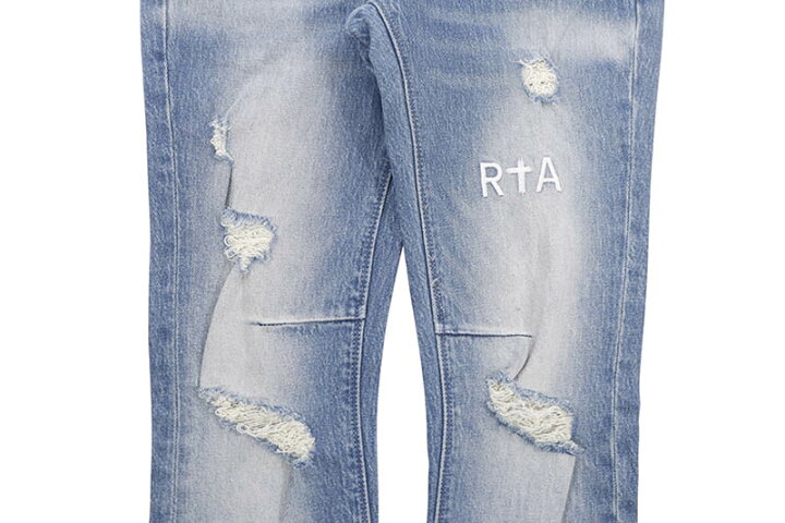楽天市場】RTA BRAND CLAYTON SKINNY JEAN RIPPED MEDIUM BLUEアール 