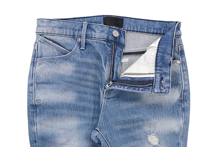 楽天市場】RTA BRAND CLAYTON SKINNY JEAN RIPPED MEDIUM BLUEアール 