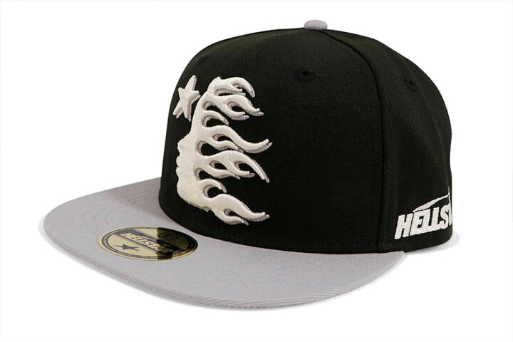 楽天市場】HELLSTAR STUDIOS BASEBALL FITTED HAT (BLACK/GREY)ヘルス 