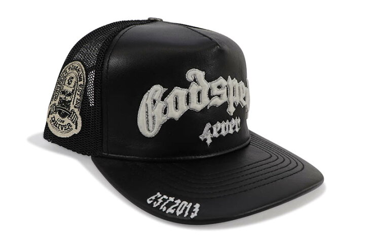 楽天市場】GODSPEED GS FOREVER PREMIUM LEATHER TRUCKER HAT (BLACK 