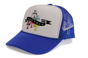 ADVANCE MULTI-COLOR CROSS TRUCKER HAT (BLUE/WHITE) ARS-5053�A�h�o���X/�g���b�J�[�n�b�g/���b�V���L���b�v/�u���[�z���C�g