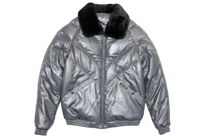 楽天市場】DOUBLE GOOSE V-BOMBER LEATHER JACKET (GREY)ダブルグース  