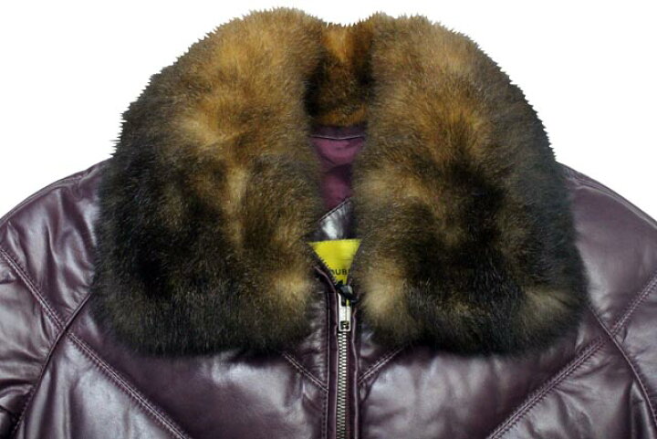 楽天市場】DOUBLE GOOSE V-BOMBER LEATHER JACKET (BURGANDY)ダブル  