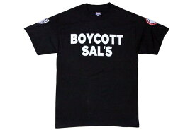 40 ACRES BOYCOTT SAL'S T-SHIRT (BLACK)フォーティーエーカース/T-シャツ/黒