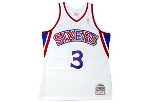 MITCHELL&NESS AUTHENTIC MESH JERSEY NBA (NBA/(PHILADELPHIA 76ERS/96-97/ALLEN IVERSON: WHITE)~b`F&lX/X[obNoXPbgQ[W[W/zCg