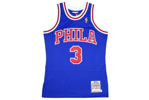 MITCHELL & NESS AUTHENTIC MESH JERSEY NBA (1996-97 Philadelphia 76ers/Allen Iverson : BLUE)~b`F&lX/X[obNW[W[/u[
