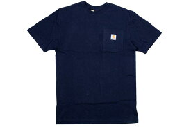 Carhartt LOOSE FIT HEAVYWEIGHT SHORT-SLEEVE POCKET T-SHIRT (K87/NVY:NAVY)カーハート/ショートスリーブTシャツ/ポケットTシャツ/メンズ/レディース/ビッグシルエット/シンプル/ネイビー