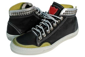 HTC (Hollywood Trading Company) JOURNEY SNEAKER METAL HIGH (13SHTSC051: BLACK/SILVER)エイチティーシー/スニーカー