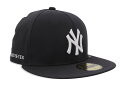 NEW ERA NEW YORK YANKEES 59FIFTY GORE-TEX PACLITE FITTED CAP (BLACK) 13516112ニューエラ/フィッテッドキャップ/MLB/ニューヨーク・ヤンキース/ゴアテックス/ブラック