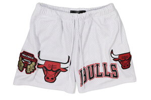 PRO STANDARD CHICAGO BULLS LOGO MESH SHORT (BCB353899:WHITE)�v���X�^���_�[�h/�V�J�S�u���Y/�V���[�c/���b�y��/�z���C�g