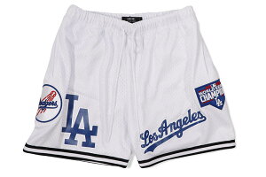 PRO STANDARD LOS ANGELES DODGERS LOGO MESH SHORT (LLD333069:WHITE)�v���X�^���_�[�h/���T���[���X�h�W���[�X/�V���[�c/���b�y��/�z���C�g