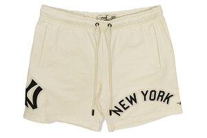 PRO STANDARD NEW YORK YANKEES RETRO CLASSIC FLEECE SHORTS (LNY335129:EGGSHELL)�v���X�^���_�[�h/�j���[���[�N�����L�[�X/�V���[�c/���b�y��/�x�[�W��