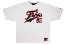 FUBU SCRIPT LOGO TEE (FAU-31702:WHITE)フブ/ショートスリーブTシャツ/ホワイト