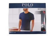 POLO RALPH LAUREN SLIM FIT COTTON CREWS 3PCS (NSCNP3-PBD:POLO BLACK)ポロ ラルフローレン/3枚パック/…