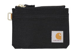 Carhartt NYLON DUCK ZIPPERED CARD KEEPER (B0000245-001:BLACK)カーハート/ウォレット/カードケース/ブラック