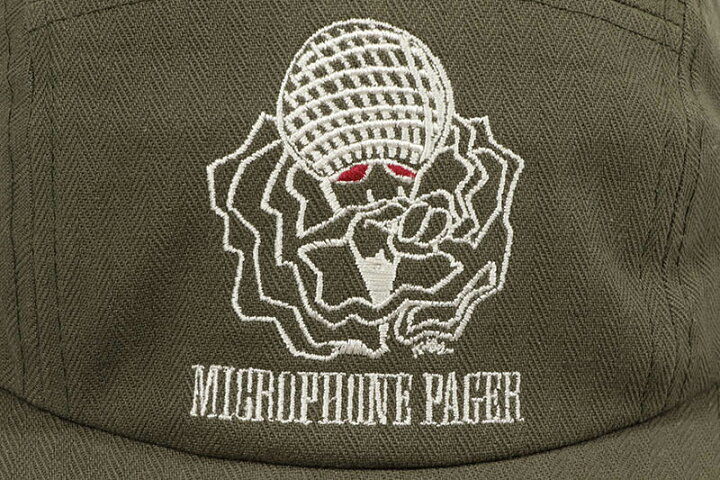 楽天市場】MICROPHONE PAGER CLOTHING LONGBILL (OLIVE)マイクロフォン  
