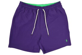 POLO RALPH LAUREN 5.75-INCH TRAVELER CLASSIC SWIM TRUNK (710829851036:PURPLE RAGE)ポロラルフローレン/スイムショーツ/ハーフパンツ/水着/夏/海/ビーチ/プール/パープル