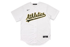 NIKE MLB OAKLAND ATHLETICS REPLICA BASEBALL JERSEY (T770-FZWH-FZ-XVH:WHITE)iCL/x[X{[W[W/I[NhAX`bNX/zCg O[ CG[