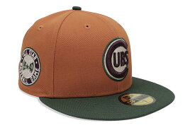 NEW ERA CHICAGO CUBS 59FIFTY FITTED CAP (1947 ALL-STAR GAME CUSTOM SIDE PATCH/GREY UNDER VISOR/FIGHT ORANGE PINE GREEN)ニューエラ/フィッテッドキャップ/シカゴカブス/ファイトオレンジパイングリーン/ツバ裏グレー