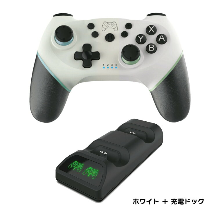 楽天市場】4/5 P5倍☆任天堂対応 switch コントローラー ワイヤレス 