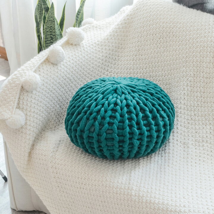 楽天市場】クッション 40×40 ニットクッション フロアクッション 